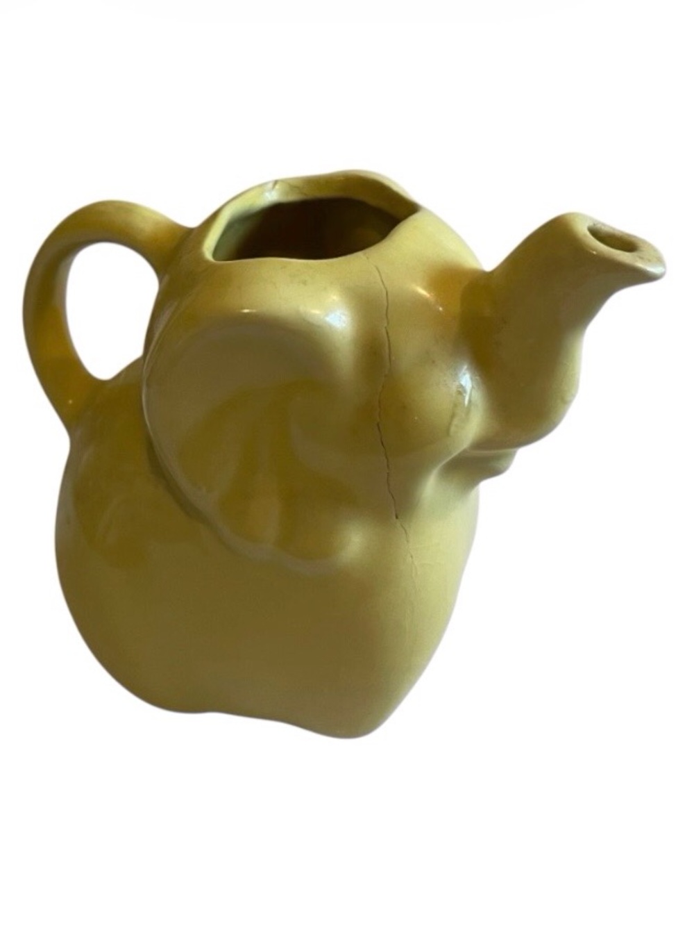 McCoy Vintage Yellow Elephant Creamer. See photo for condition.